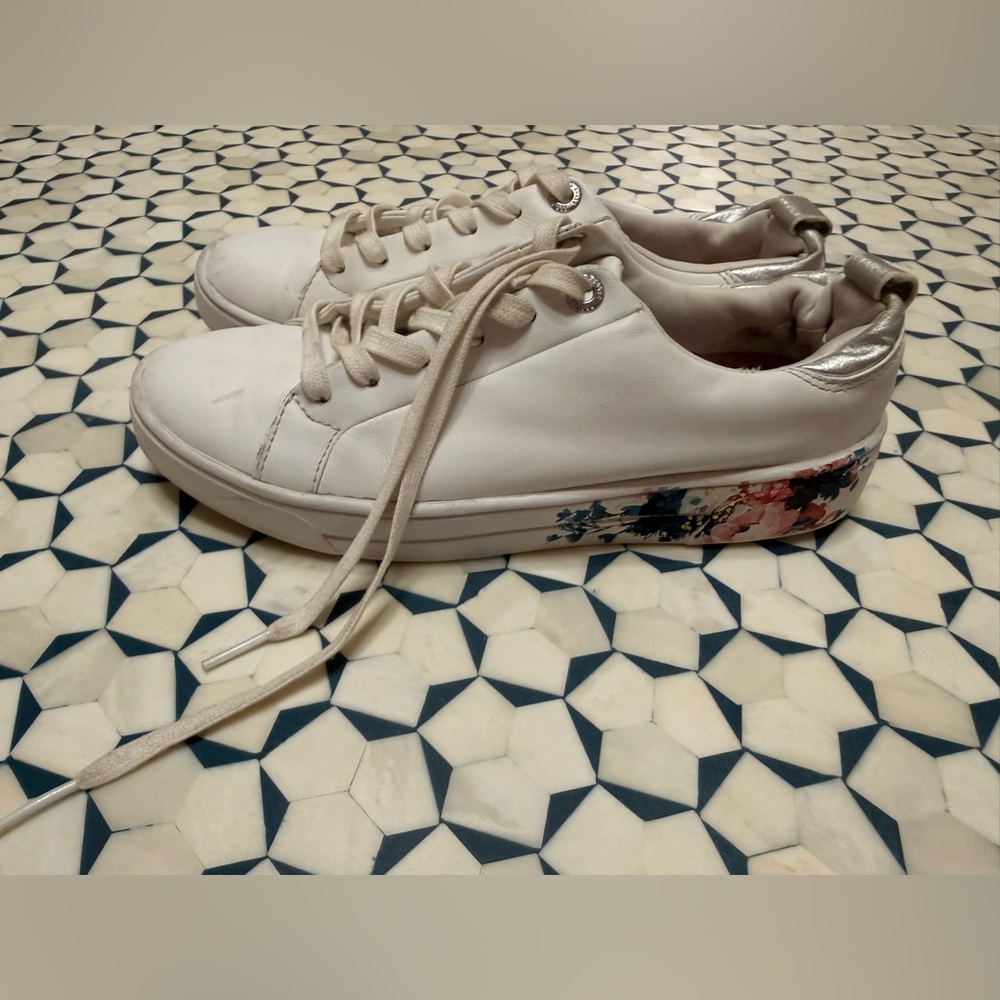Ted Baker Women's White Floral Sneakers